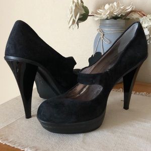 Black Suede Heels